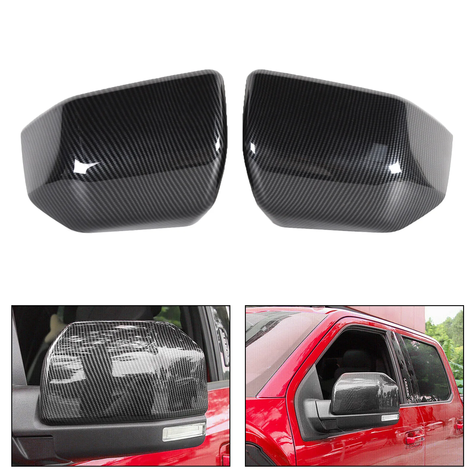 Areyouorshop боковое зеркало крышка s ABS карбоновое волокно Замена для Ford F150- Raptor зеркальная крышка автомобиля-Стайлинг запчасти