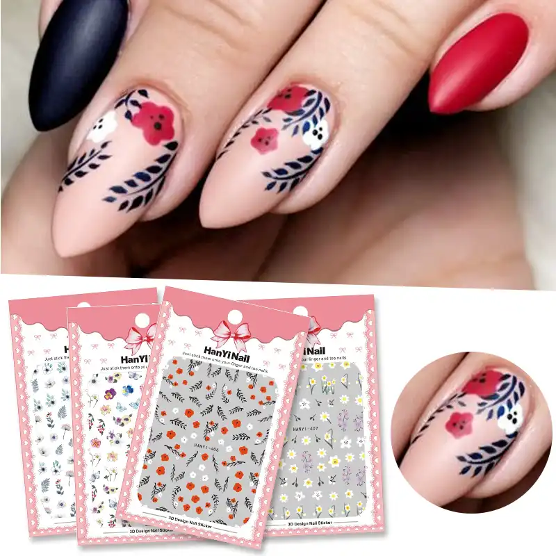 calcomanias para decorar unas accesorios para decoracion de unas diseno de mariposa rosa flor 3d