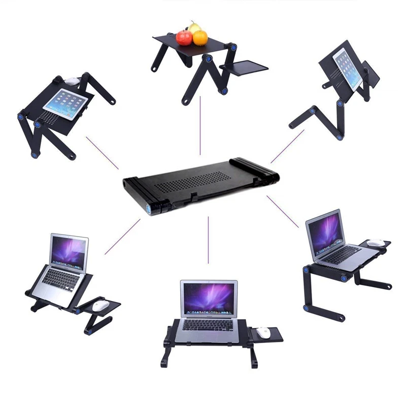 Ventilated Adjustable Bed Laptop Tablet Stand Holder for Macbook Pro Imac IPad Air Xiaomi Mi Pad 4 Pc Support Floor Tabletholder
