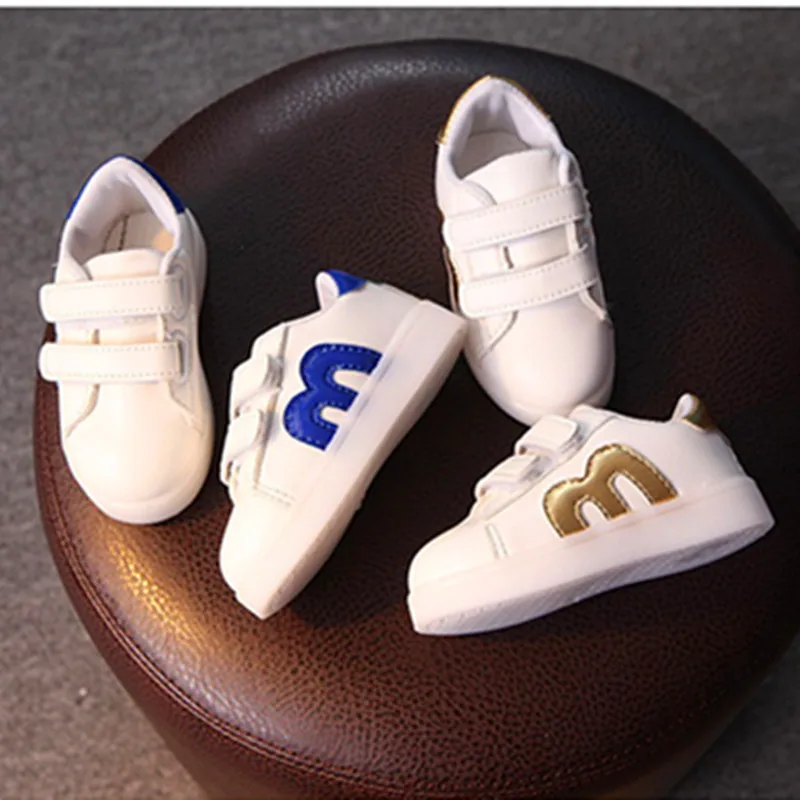 

Size 21-30 children's fashion Luminous sneakers new boys girls sport shoes shellfish Led sneakers casual white shoes for kids