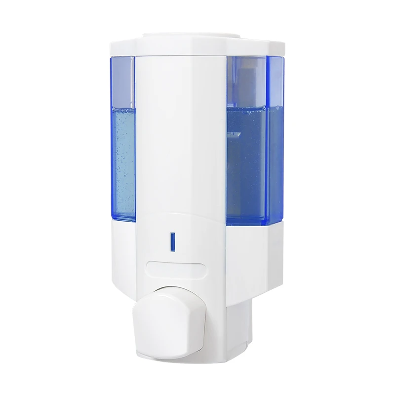 SVAVO Manual Liquid Soap Pump Dispenser Wall Push Button Single Kitchen Liquid Soap Dispenser for Bathroom Home