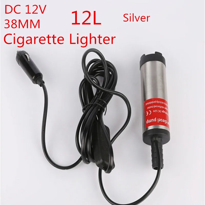 12V 12L 38MM DC 12 В/24 В напряжение 12л/30л/мин, алюминиевый сплав погружной Электрический Трюмный насос для дизельного/масла/воды/топлива, с переключателем - Напряжение: 12V 12L 38MM