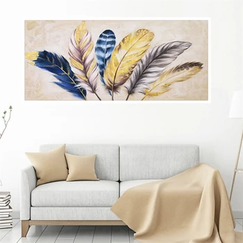 

5D DIY Diamond Feather Painting1 Kits for Adults Full Drill Crystal Rhinestone Embroidery Cross Stitch Arts Craft Canvas Wall De