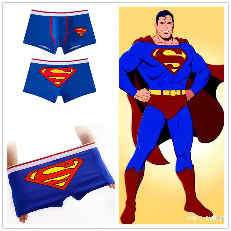 Anime Sexy Lovely Men Underwear Cosplay Superhero Cartoon elastic Underwear  Panties high quality Lingerie Prop Gift - AliExpress