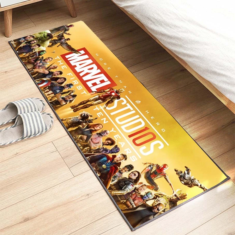 Marvel Капитан Америка герой Железный человек пол ковер длинный дверной коврик ковер для спальни кухни гостиной нескользящий коврик подарок косплей - Цвет: Style 18