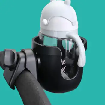 

Baby Stroller Bottle Cup Holder Big Black Hook Cart Universal Accessories Bottle Rack Hook