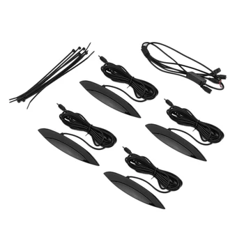 

4 Pcs Automobile Truck Vehicles Bright Car Wheel Eyebrow Shape Lamp Car LED Wheel Lights Decorative Lights Warning Lamp