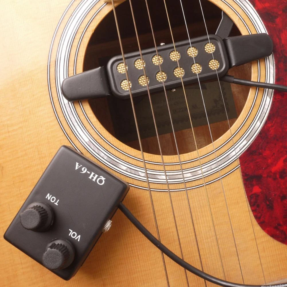 Sintonizador de ecualizador de magnético para acústica folclórica, pastilla de agujero de sonido, accesorios de equipo de accesorio, 6A|Partes y accesorios de guitarras| - AliExpress