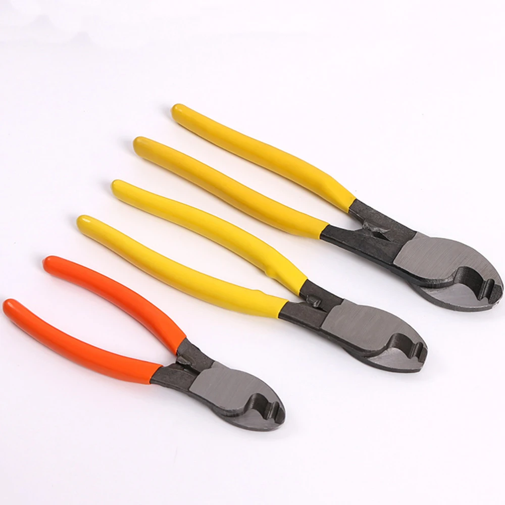 

6 Inch Cable Cutter Pliers Plastic Handle Electric Wire Stripper Cutting Plier Tool Kit Multifunction Hand Tools Random color