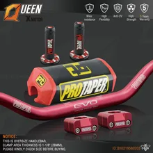 Руль для Pro Taper Pack Bar 1-1/" 6 дней Fatbar Колодки Ручки Pit Pro Racing Dirt Pit Bike мотоцикл с адаптер cnc