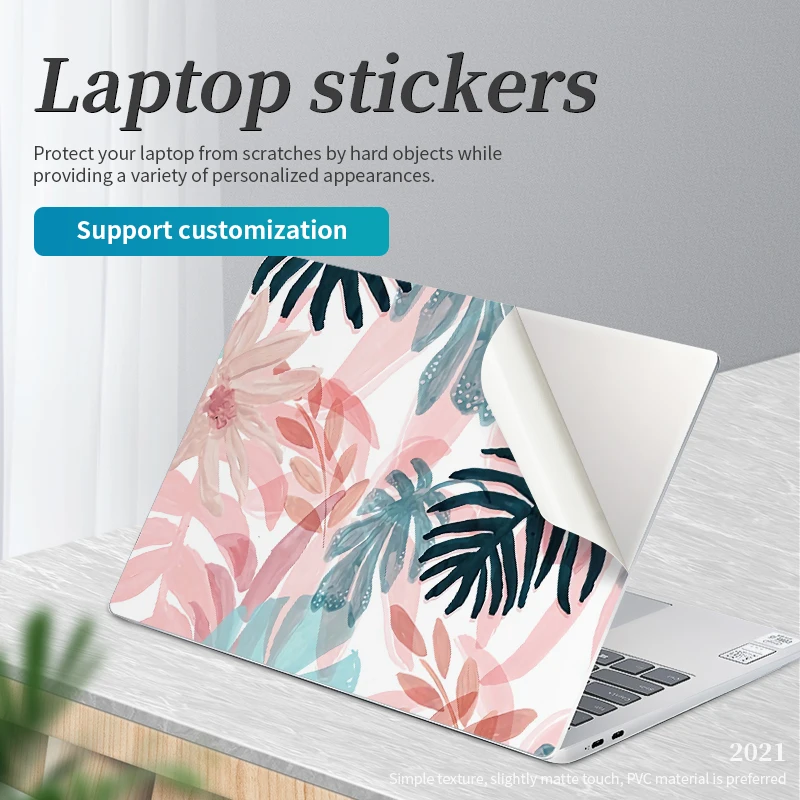 Flamingo Cover Laptop Sticker Vinyl Skin Notebook Simplicity Decal 11.6"13.3"14"15.6"17.3"Skin for Lenovo / ASUS / Dell HP