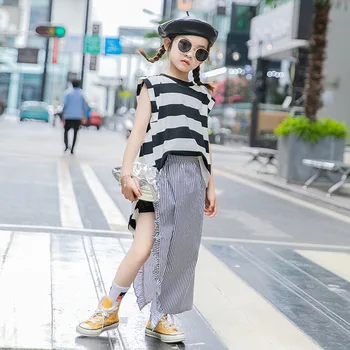 

Summer Children Clothing 13 14 Years Teenagers Girls Clothes Street Style T shirts Shorts 3pcs Suits Kids Outfits