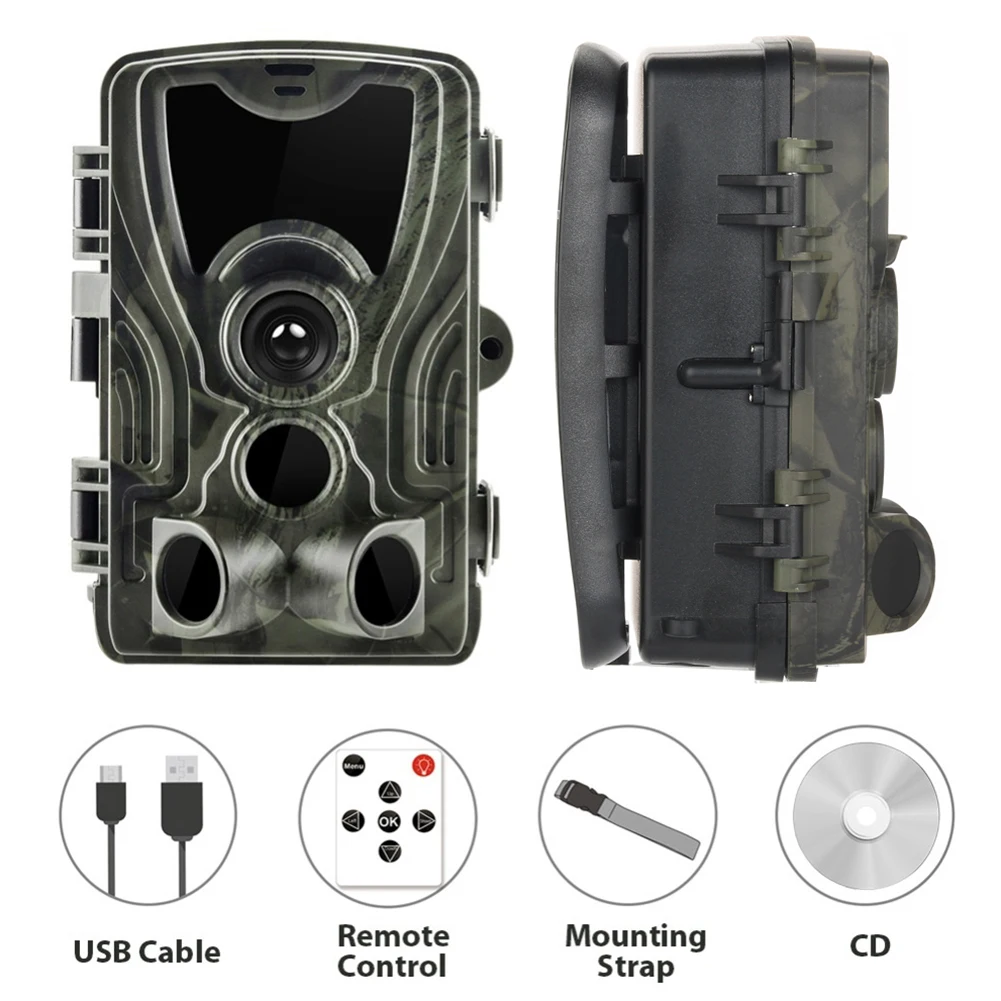 

HC-801A Infrared Tracking Hunting Camera Jungle Forest Photo Night Vision Waterproof 1080P 16MP Scouting Wild Timing Outdoor
