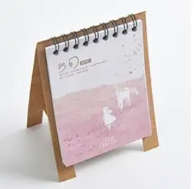 Креативный японский Настольный календарь мультфильм милый DIY крафт-бумага календарь для Обложка для ежедневника офисные аксессуары для ноутбука - Цвет: I