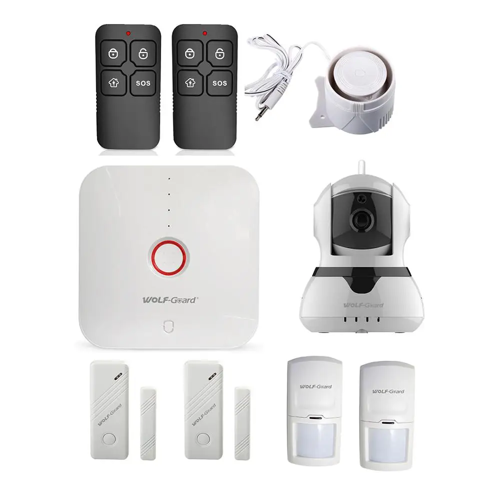 Wolf Guard Беспроводная умная 2 4G Wifi ip камера домашняя охранная сигнализация дверной