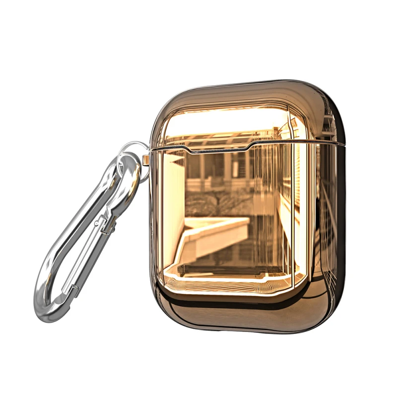 Новое покрытие для Airpod чехол s для Airpods1 2-й роскошный защитный чехол для наушников чехол для Apple Airpods чехол 1& 2 противоударный чехол - Цвет: Золотой