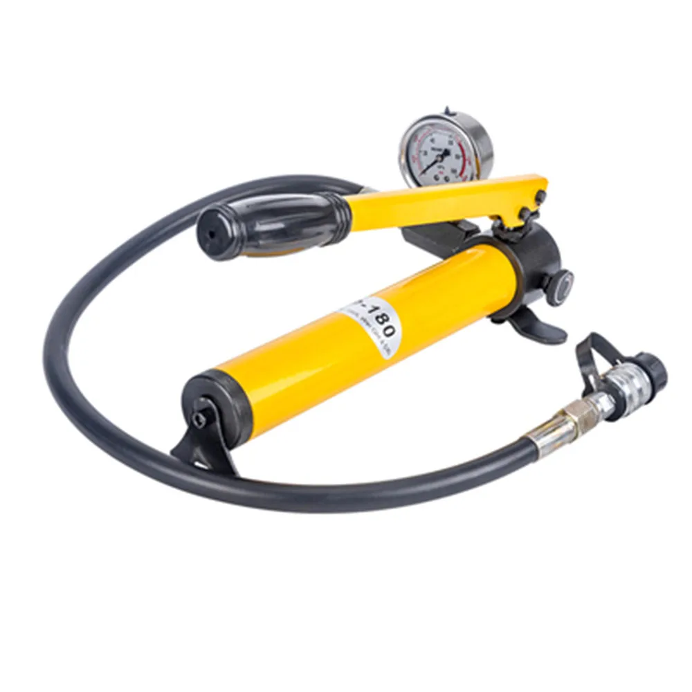 

CP-180 Hand Pump Portable High Pressure Hydraulic Pump Small Manual Hydraulic Pump With Pressure Gauge Hydraulic Tools