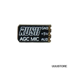 Agc 5 v dc microfone microfone para tanque de corrida mini fpv rc zangão transmissor vtx quadcopter multirotor modelo peça de reposição