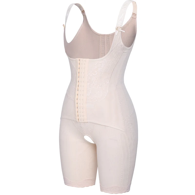 Beige Корректирующее боди для всего тела, Корректирующее белье для женщин, Корректирующее белье для похудения, Корректирующее белье для живота, утягивающее белье для талии, Корректирующее белье для живота, корсет faja - Цвет: Beige