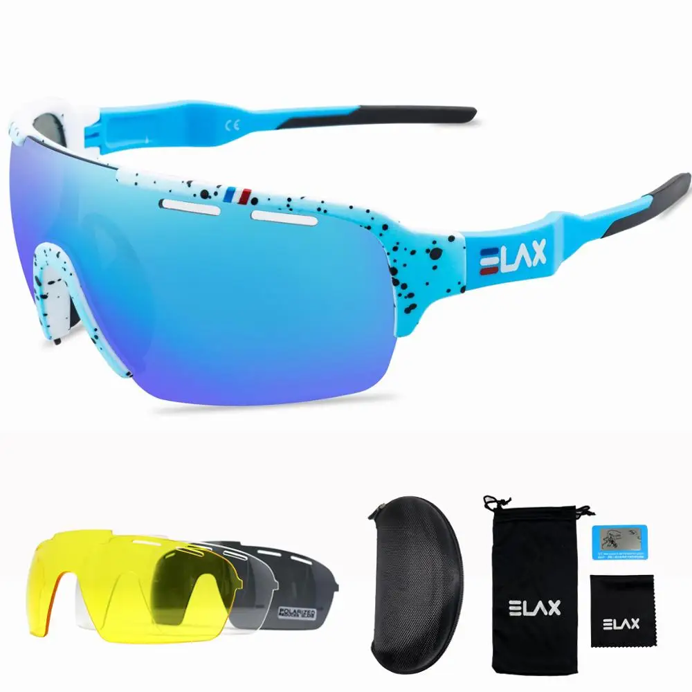 Новая мода 4 линзы поляризованные солнцезащитные очки для велоспорта уличные спортивные очки для велоспорта велосипедные очки bicicleta ciclismo