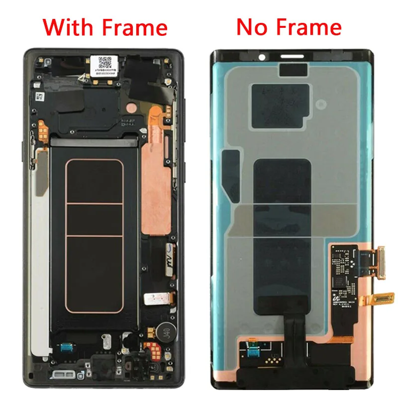 AMOLED N960 ЖК для SAMSUNG Note 9 ЖК с рамкой сенсорный экран в сборе для Galaxy Note 9 N960 N960F ЖК с черной точкой