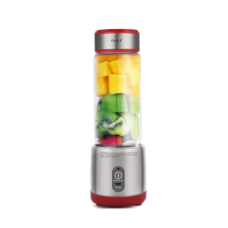 Cordless Electric Fruit Juicer Wireless Rechargeable Fruit Vegetable Mixing Blender Home Picnic Camping Juice Smoothies Maker 31