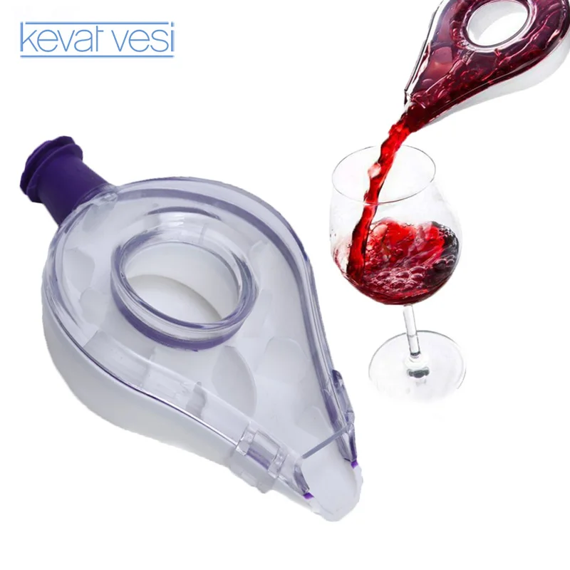 

Magic Red Wine Aerator Aerating Pourer Spout Red Wine Aerator Bottle Topper Quick Aerating Pouring Tool Pump Portable Filter