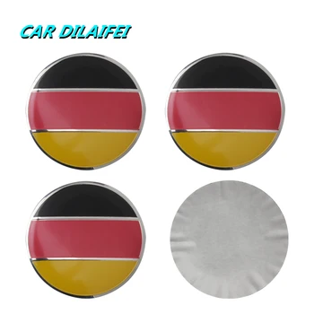 

20pcs/lot 56mm German Flag Alloy Car Wheel Center Hub Caps Sticker Emblem for Mercedes Benz