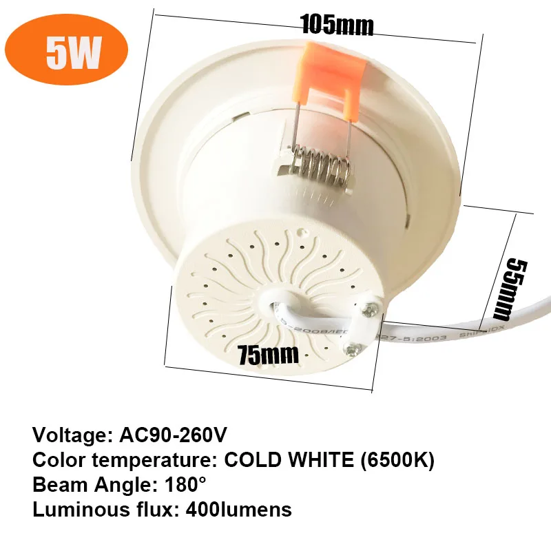 Radar Motion Sensor LED Downlight 5W 7W Recessed Ceiling Lamp 110/220V Led Bulb for living room hotel Indoor Spotlight