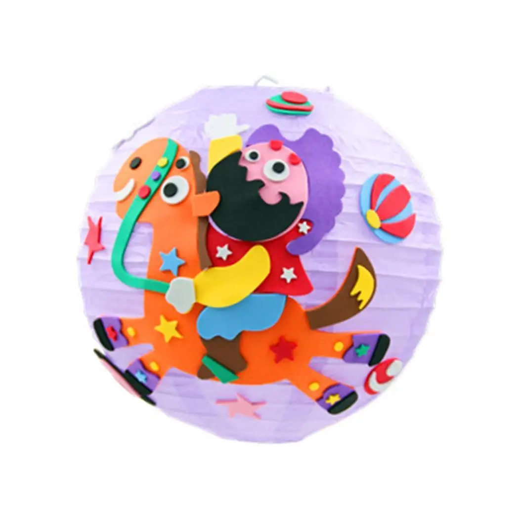 Lantern Festival Cartoon DIY Portable Illuminated Lantern multicolor Child Festival, Party Handmade - Цвет: type 14