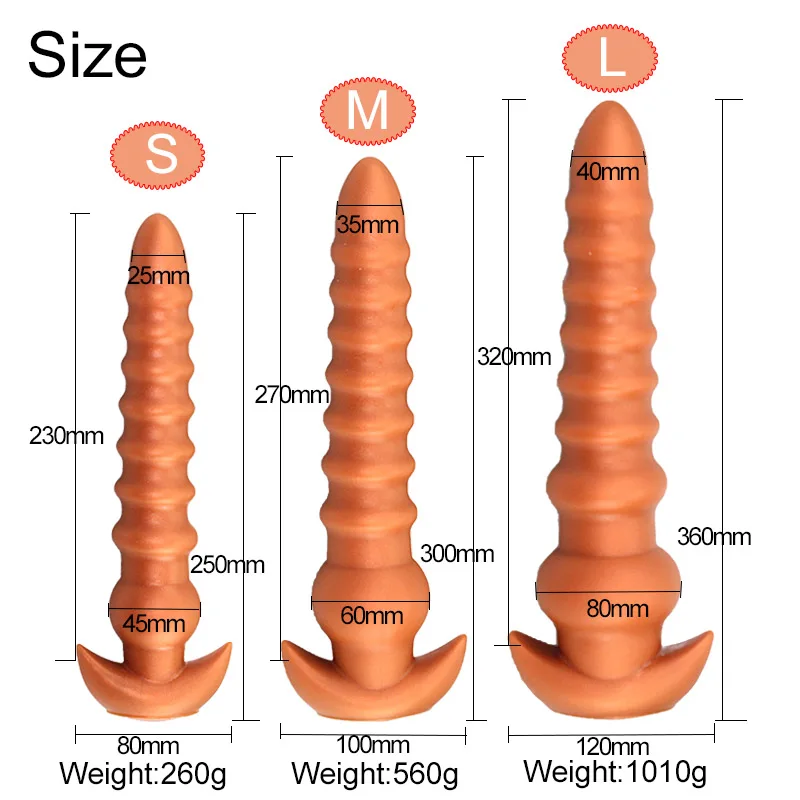Big Anal Beads Butt Plug Intimate Toys for Adults Phalluses for Anal Plug Sex Toy Silicone Large Buttplug Anal_voghion.com