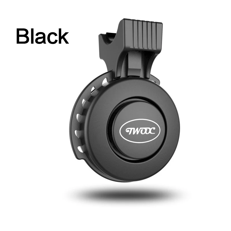 Black Велосипедный Электрический рожок 120 дБ USB Перезаряжаемый водонепроницаемый руль 3 режима безопасности MTB дорожный горный велосипед звуковая сигнализация велосипедный Звонок - Цвет: Black