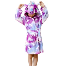 Детские пижамы для косплея с единорогом; костюм с животными для мальчиков и девочек; унисекс