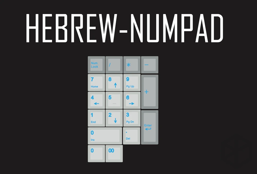 B Cyan Heb Numpad x1 Kpreпаблик 139 иврит корень синий голубой язык Вишневый профиль краситель Sub Keycap PBT для gh60 xd60 xd84 tada68 87 104 - Цвет: B Cyan Heb Numpad x1