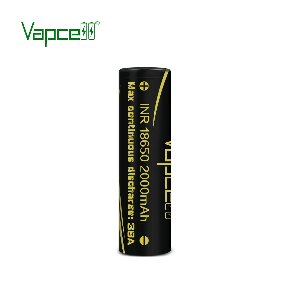 vapcell 18650 2000mah 38A литий-ионный аккумулятор 3,7 v равный VTC5A крутой, чем HB6 лучший выбор для фонарика/элемента электроинструмента