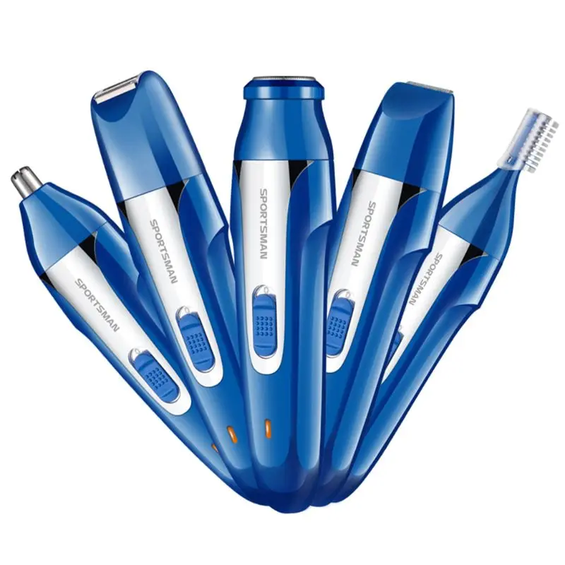 

Men Multi-function Electric Razor USB Charging 5-in-one Nose Hair Trimmer Haircut Eyebrows Trimming Shaping Device