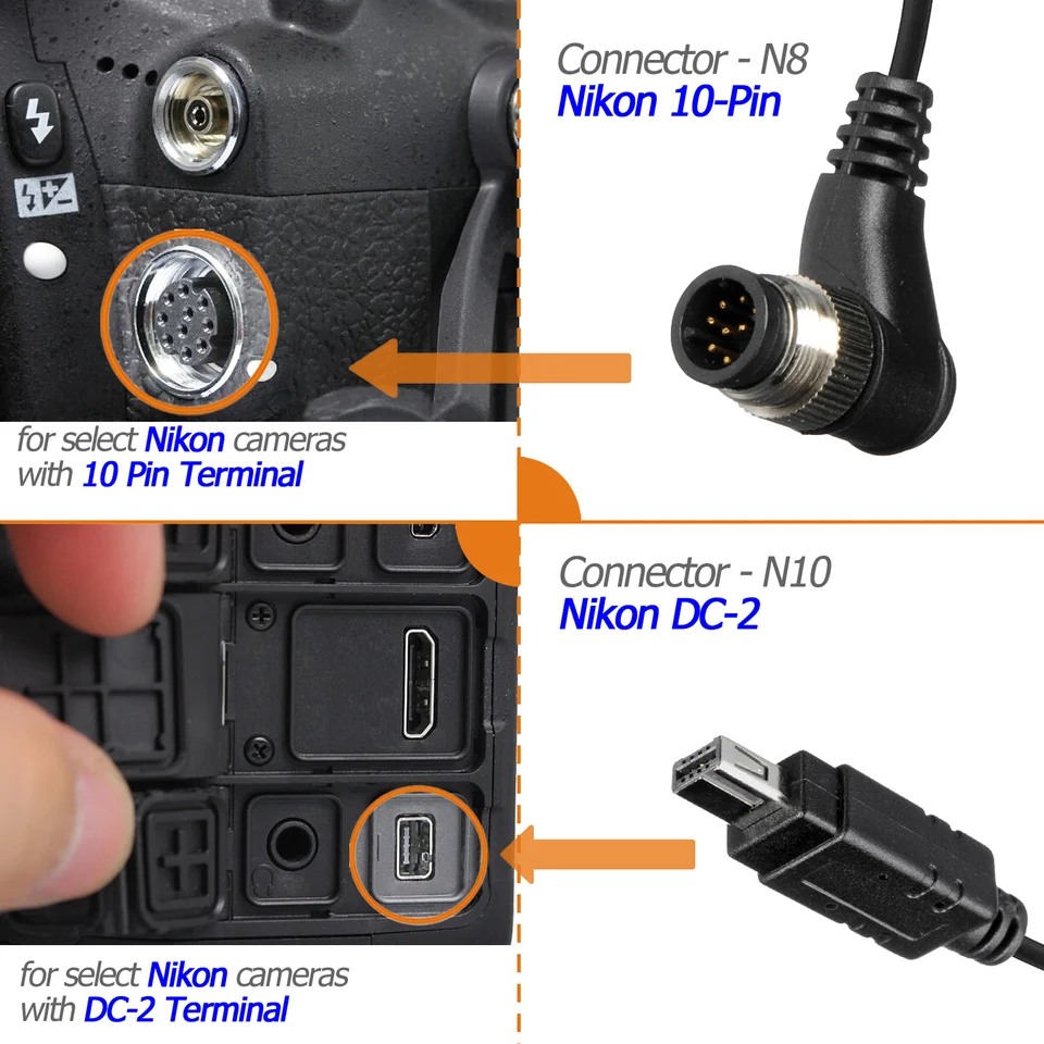 AODELAN Camera Remote Cable Compatible With Canon EOS R6, EOS R, EOS Ra, EOS RP, 850D, 90D, 80D, 70D; Replacement RS-60E3 Cable - View #4