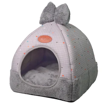 

Pet Dog House Foldable Cat Bed Self Nest Soft Foldable Sleeping Mat Pad Pet Dog Cat Tent Removable Mattress Puppy House for dog