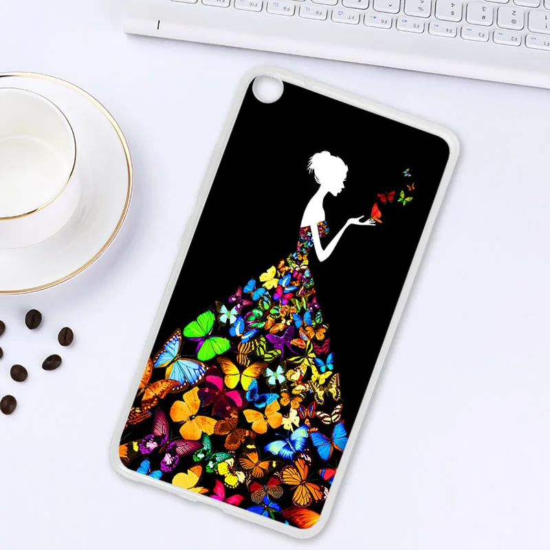 Силиконовый чехол на стол для lenovo Tab 3 TAB3 7 Plus, мягкий ТПУ, настольная сумка 7703, 7703x, TB-7703X, TB-7703F, задняя крышка, защитный чехол - Цвет: L036