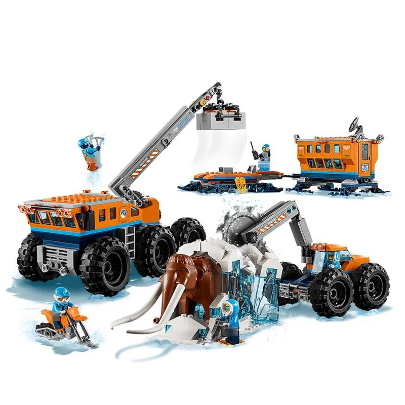 

60195 804pcs CITY Series The Arctic Expedition Model Educational DIY Toy For Children 10997 Building Block Gift