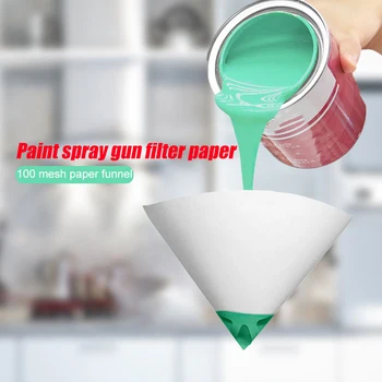 

100/50/20 Micron Fine Paper Paint Conical Strainers Car Paint Part Paint Funnel Tool Environmental Protection and Durability