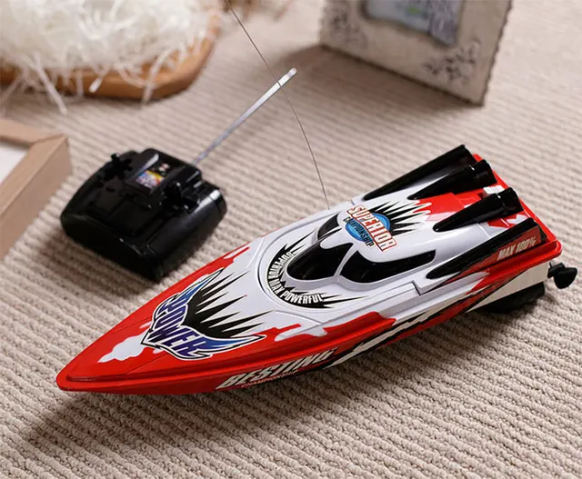Large Size Radio-Controlled Speedboat Waterproof Remote Control Submarines RC Electric Ship Kid's Scientific Experiment Toy 2