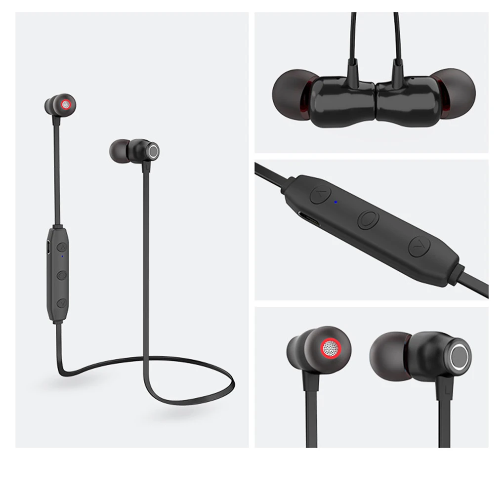 X5 беспроводные Bluetooth Sweatproof шейные наушники спортивные беговые громкой связи шумоподавляющий наушник