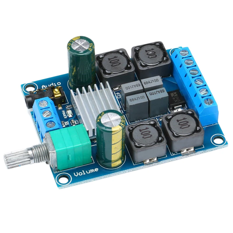 

Tpa3116D2 2x50W Digital Power Audio Amplifier Board Module 4.5V To 27V Volume Control Dual Channel Stereo