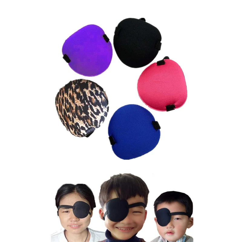 Тени для век патч Amblyopia тренирование восстановление лечение Портативный Мягкие очки 3D один глаз маска для взрослых детей