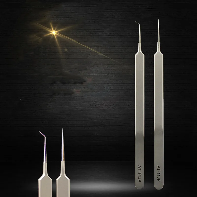 Ultra Thin Fly Line Tweezers 0.15mm AT-11JP Straight/AT-15JP
