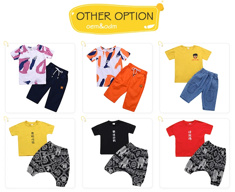 Boys Summer Clothing  Boy Clothes Short Outfits Two Piece Stylish Fashion Boys Casual Cool Clothes Wear For Kids Boys