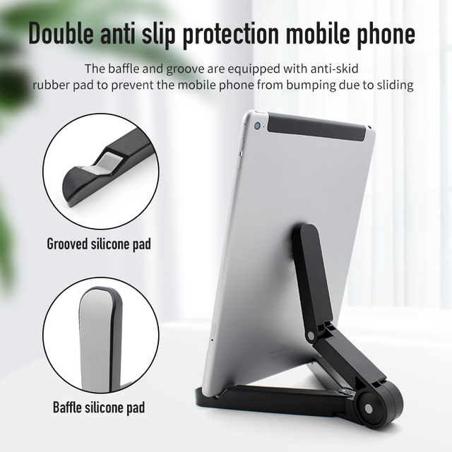 Desktop Holder Tablet Stand For ipad 9.7 10.2 10.5 11 inch Rotation Aluminium Tablet Stand secure For Samsung Xiaomi