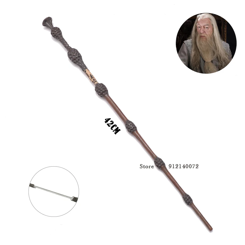 Metal Core Dumbledore the Elder Wand Cosplay Potters Voldemort Snape Ron Hermione Magic Wands without Box Kids Christmas Toy | Игрушки и
