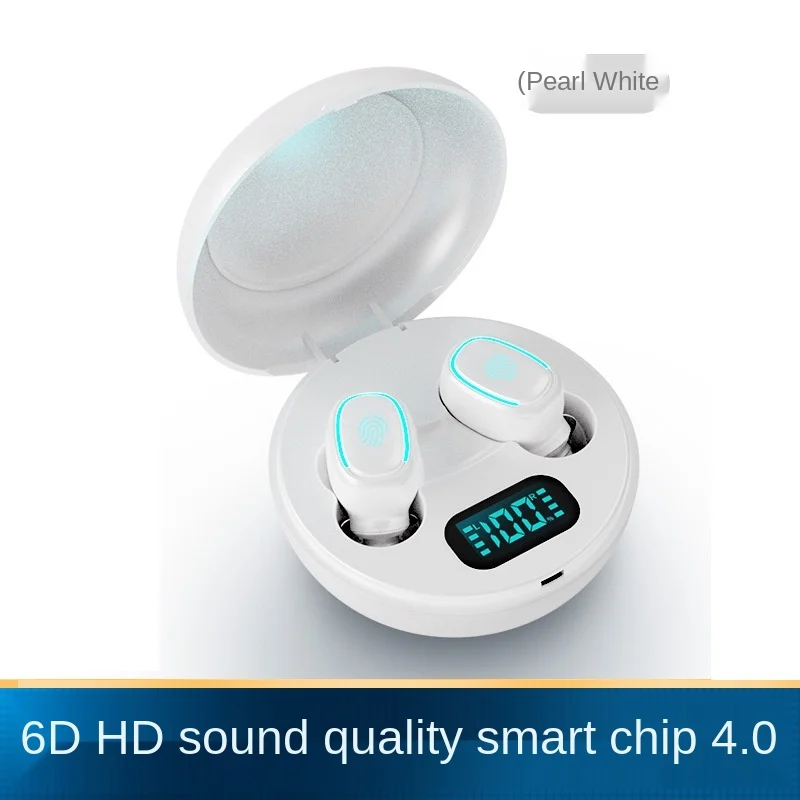 Fashion Trend New TWS Wireless In Ear Headphones Binaural Power Display Touch 5 0 Waterproof Sports Compact Bluetooth Headset